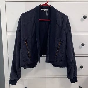 young fabulous & broke navy jacket